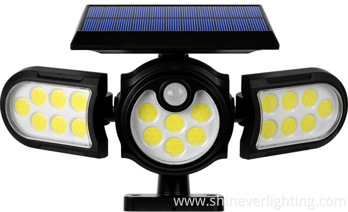 Solar-Powered Wireless Motion-Sensing Wall Light